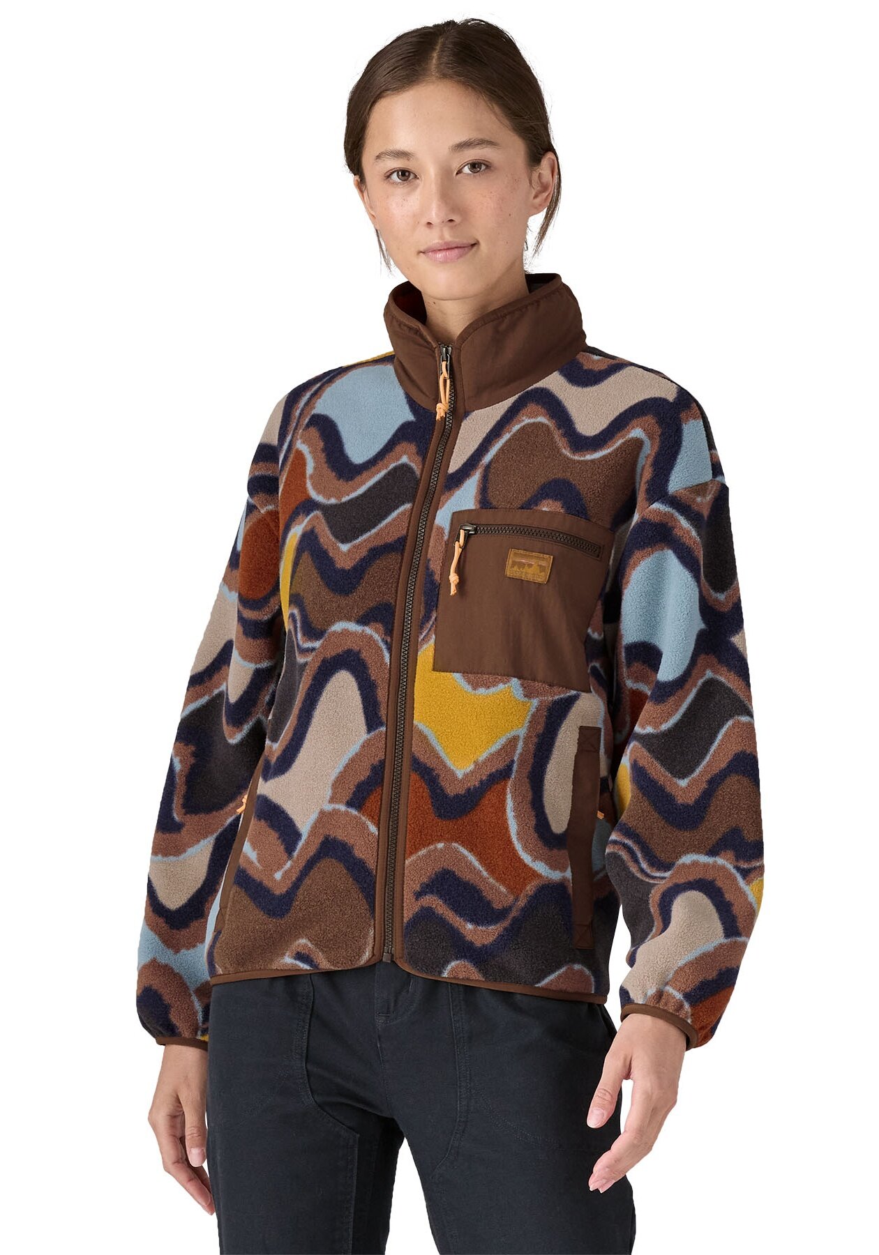 Fleecejacke W's LW Synchilla® Fleece Jacket Currents: Dulse Mauve