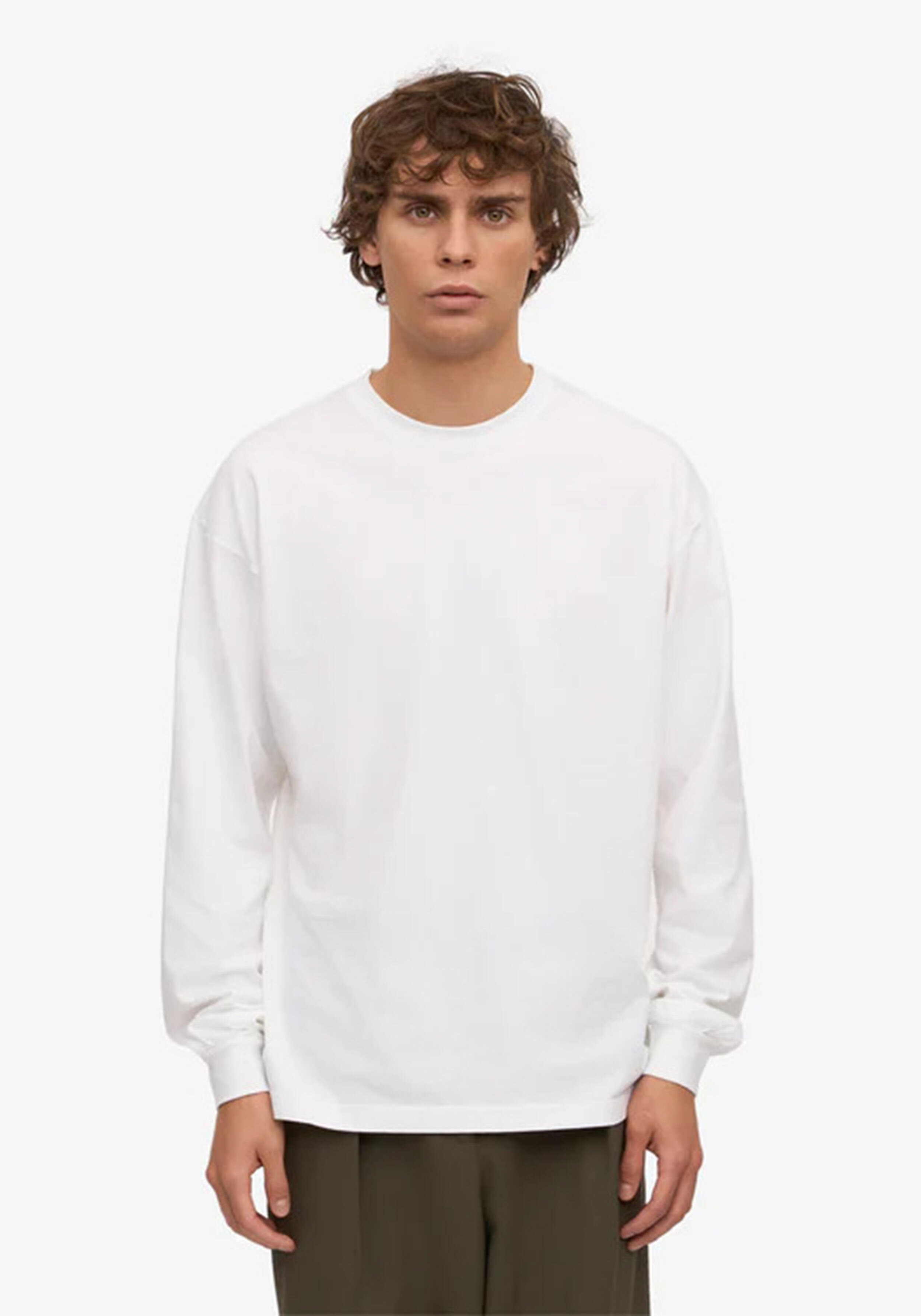 VR × LAPKARU L/S TEE / WHITE Sport Vent - Long Sleeve Sports Top for Men | RVCA